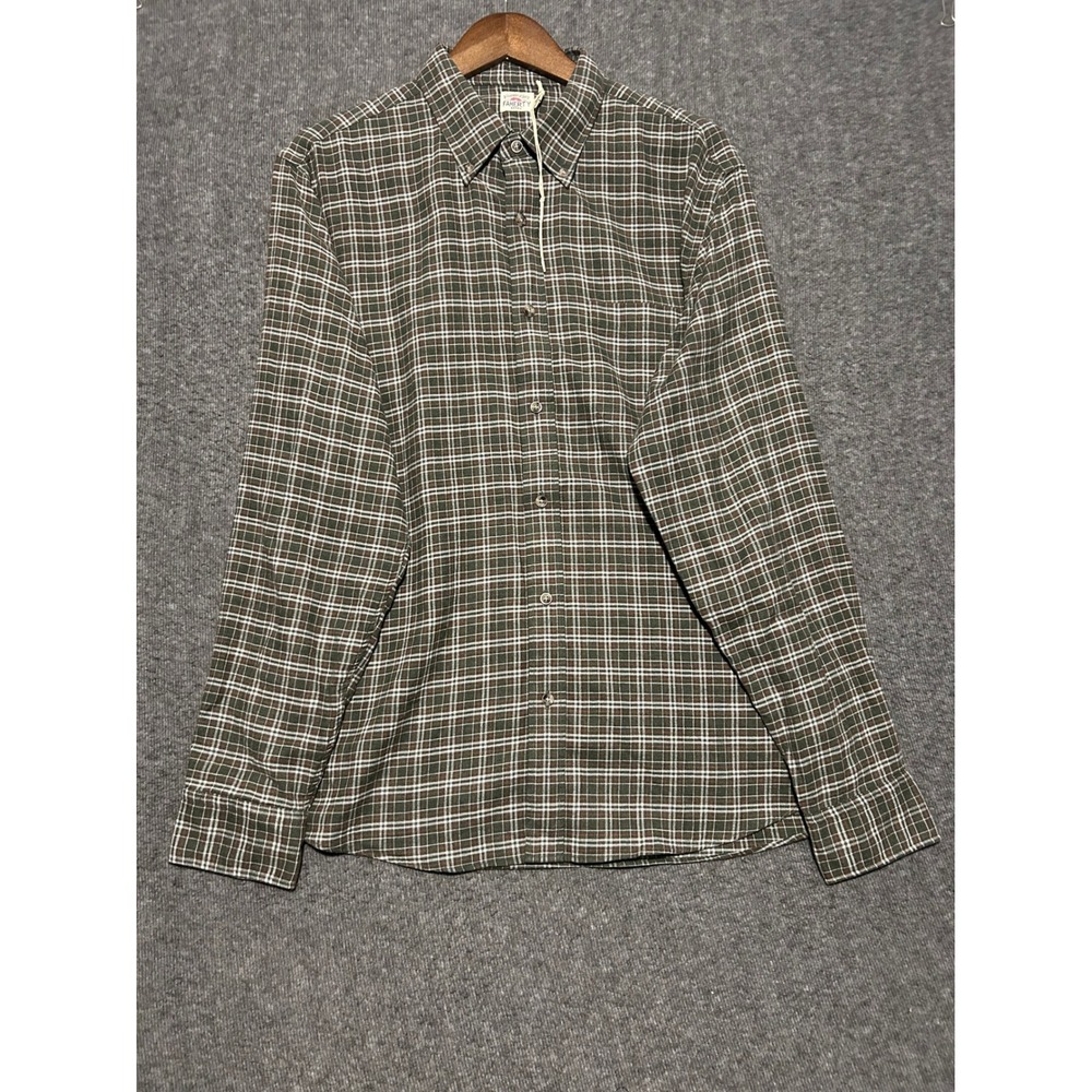Faherty brand brushed everyday button up shirt long sleeve plaid NWOT XL cotton - Picture 2 of 8